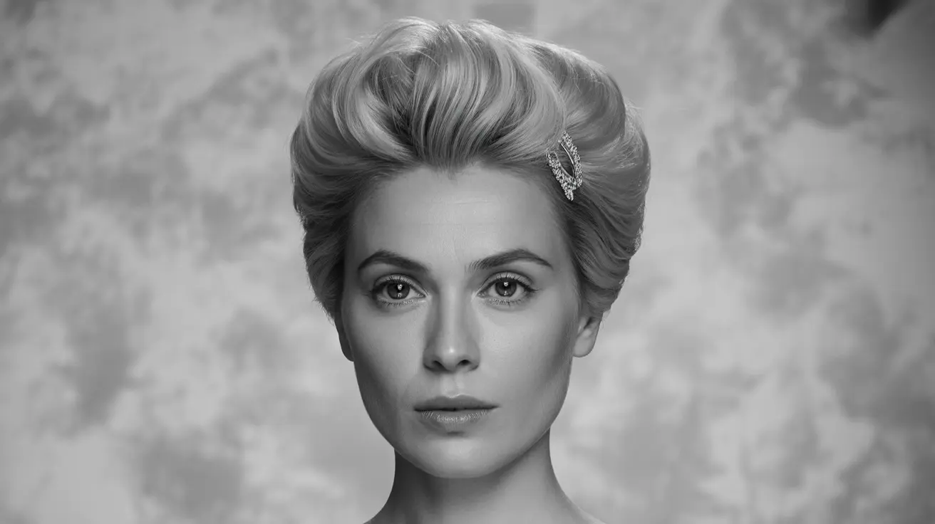 Pompadour Fryzura Damska