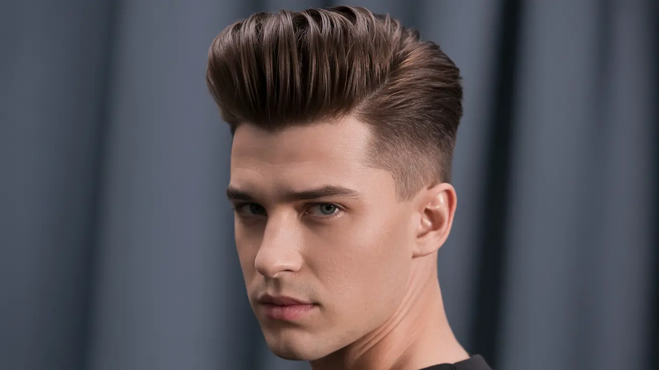 Pompadour Fryzura Męska