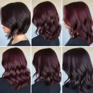 Burgund Kolor Włosów