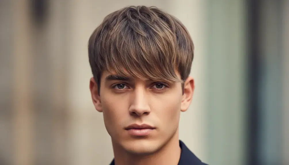 Co to jest grzywka do przodu męska?